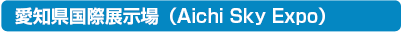 愛知県国際展示場(Aichi Sky Expo)